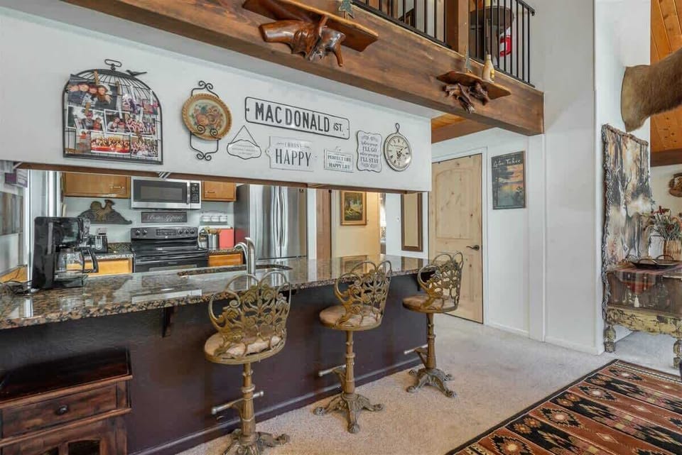 Kitchen with Bar Stools