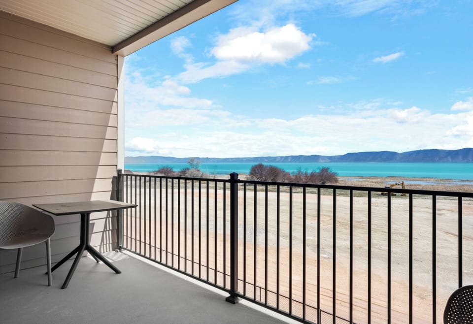 Private balcony with incredible views.