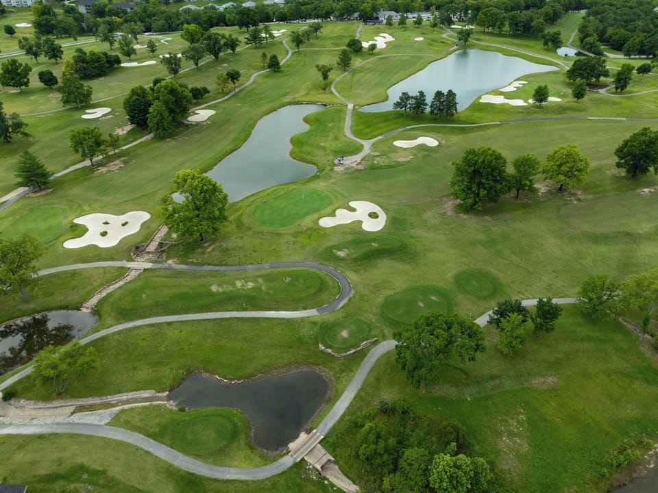 Aerial View of Golf Course