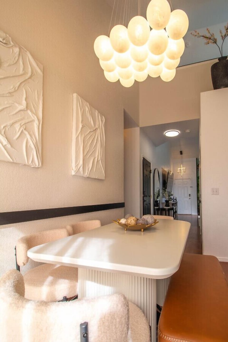 Modern lines meet memorable moments under artful illumination