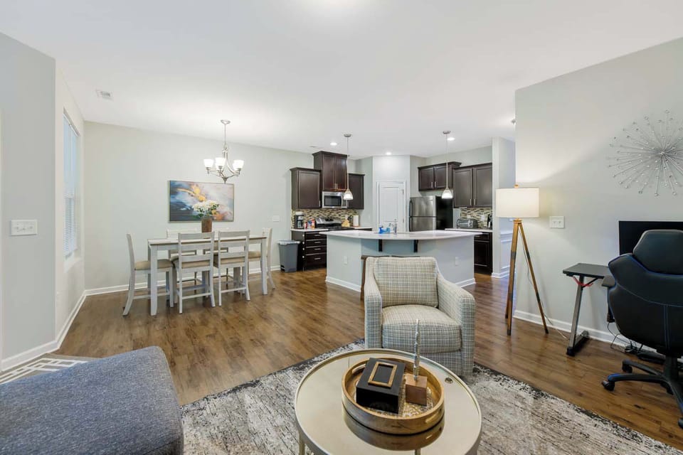 Elevate your connections in this open and airy concept haven.  