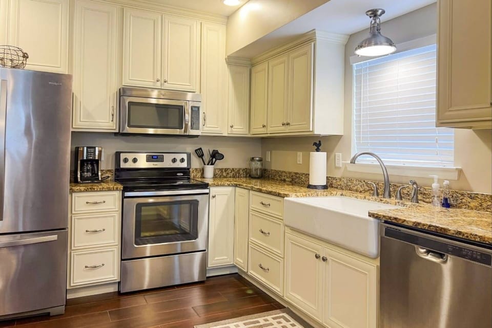 Enjoy the large open kitchen space