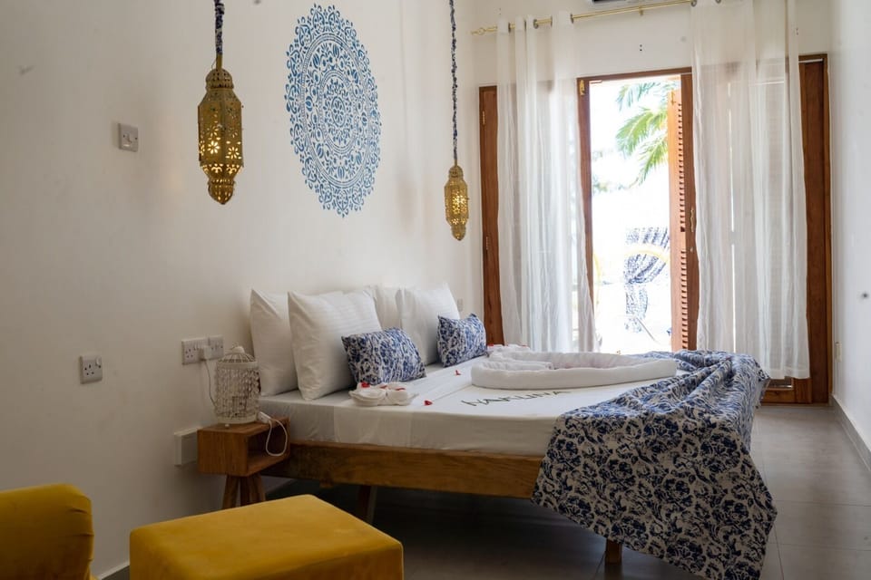 Deluxe Apartment, Private Pool, Ocean View | 2 bedrooms, in-room safe, laptop workspace, blackout drapes