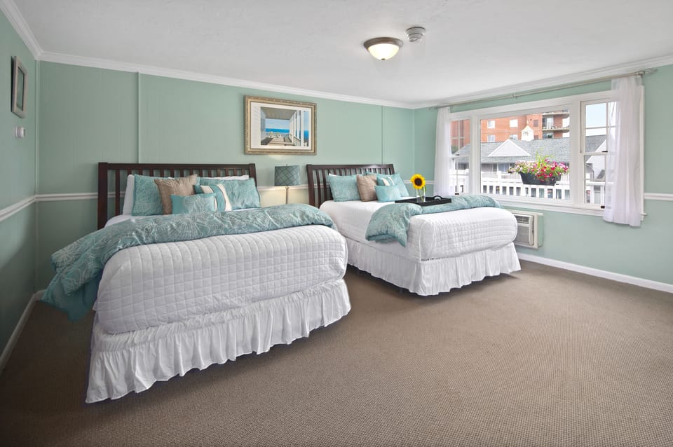 Standard Room, 2 Queen Beds | Premium bedding, blackout drapes, iron/ironing board, rollaway beds