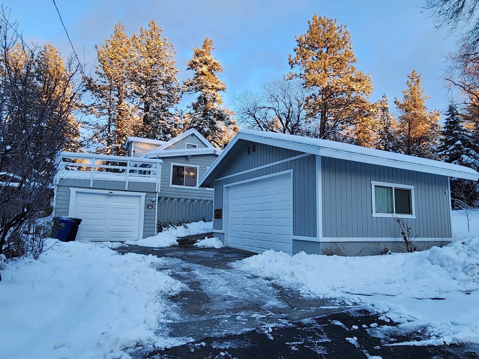 After snowfall, enjoy sledding or building a snowman.