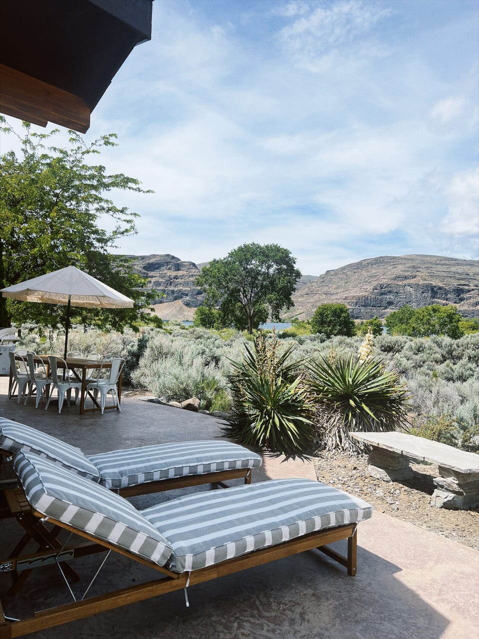 Back patio