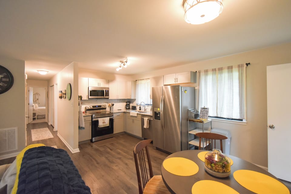 Kitchen and dining room