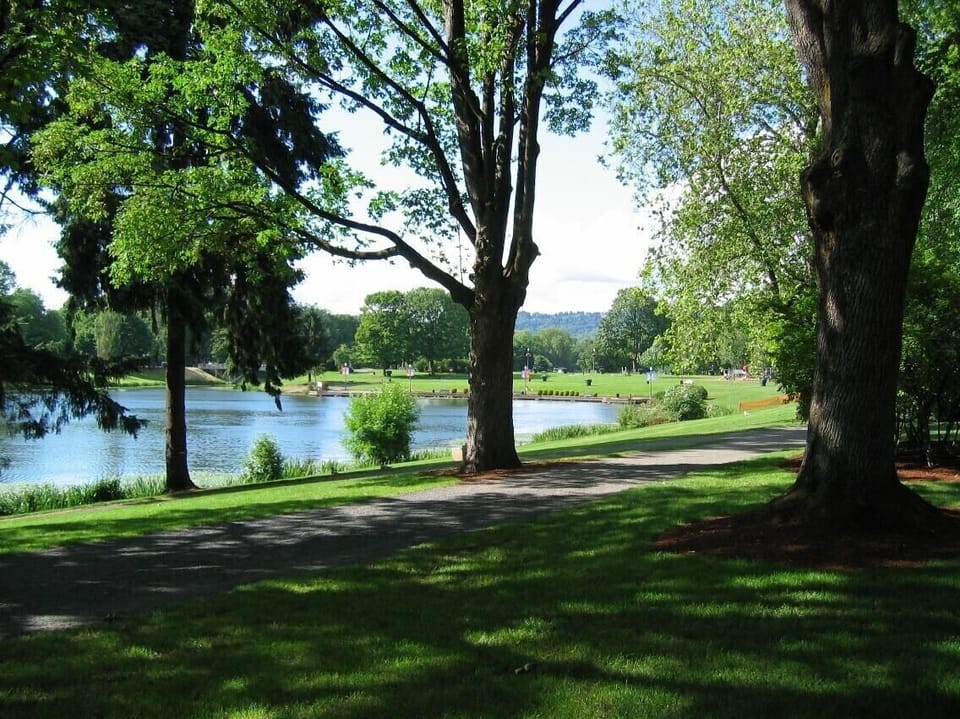 Lake Sacajawea park is just a 5 min drive away. Great for walking/jogging, summer movies,  concerts and picnics. 
