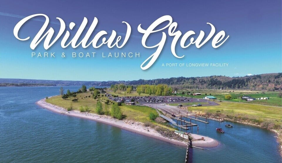 Willow Grove Park offers beach access to the Columbia River just 9 miles away. A great local outing on nice days. 