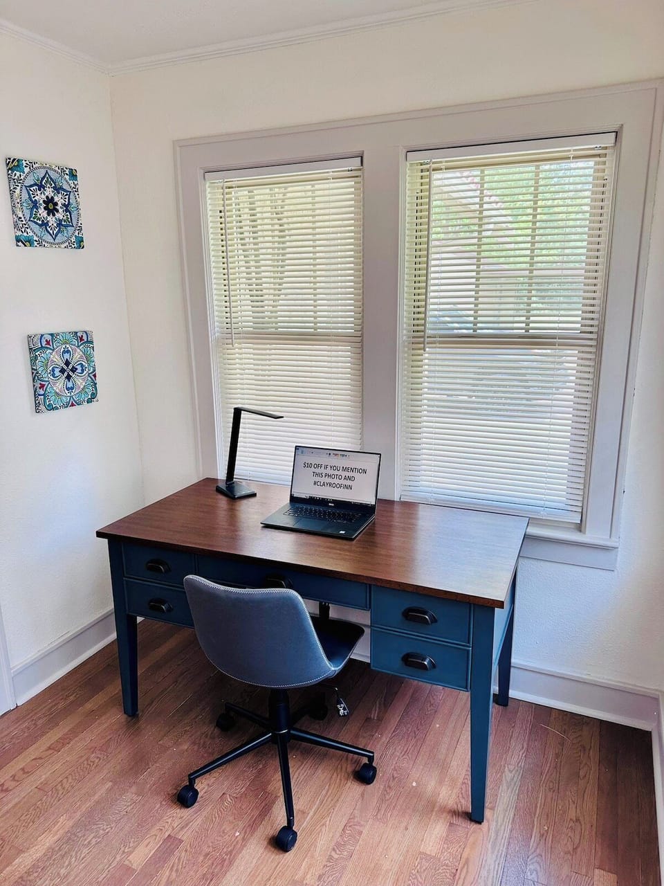 Check out the work station for you traveling workaholics. The internet is great here also!