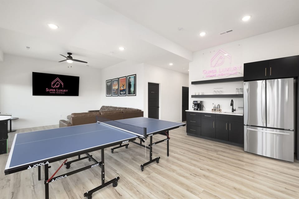 Nature Lodge - Basement Level: Ping pong in Family & Game Room