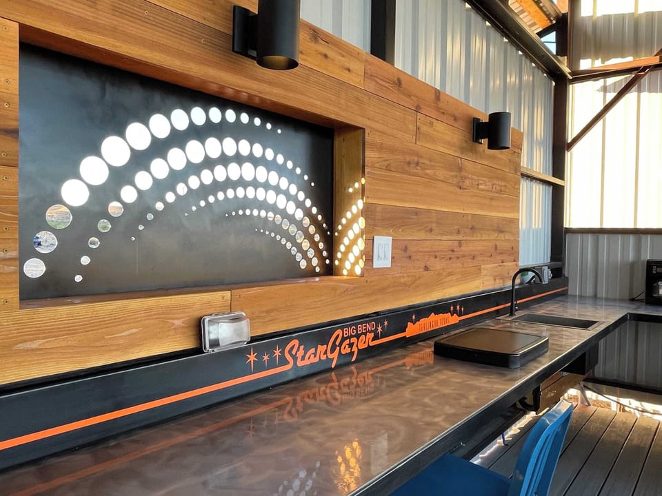 Outdoor Kitchen on Covered Deck