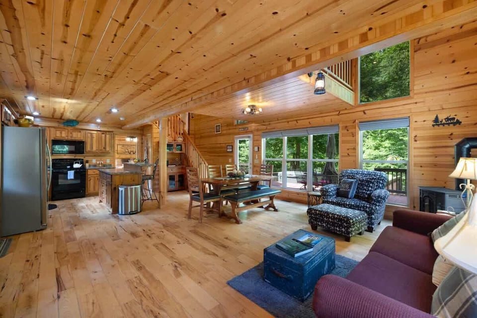 Spacious open living area