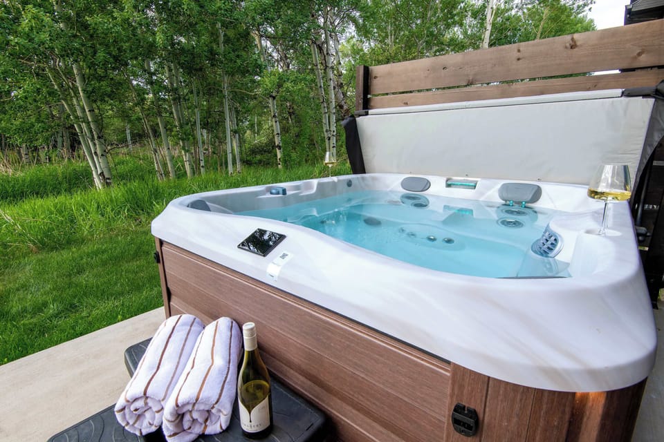Hot Tub Relaxation after a day of adventures and activities.