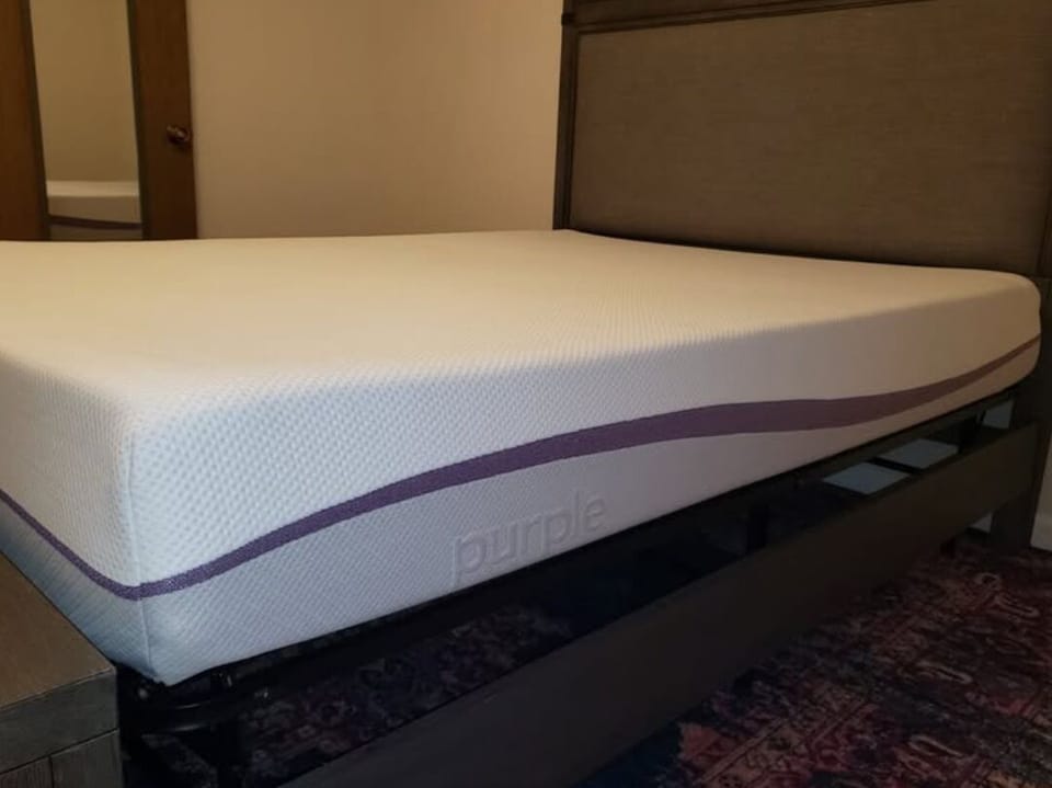 Main Bedroom has a $1600 purple mattress.