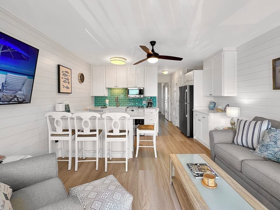Kitchen at Sea Cabin 214A, Isle of Palms, SC | IOP Escapes