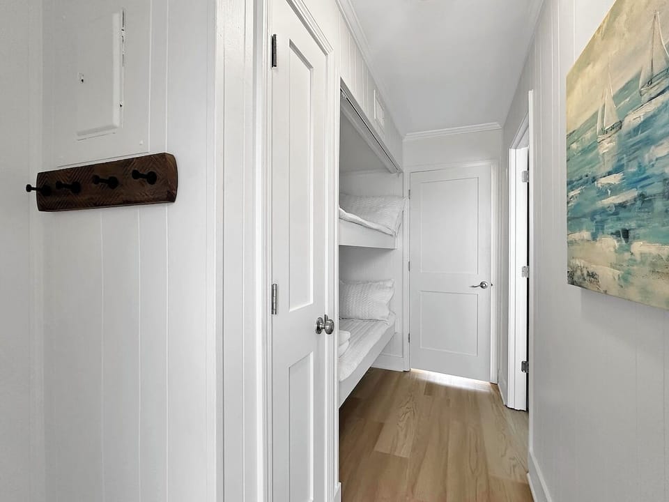 Main Hallway at Sea Cabin 214A, Isle of Palms, SC | IOP Escapes