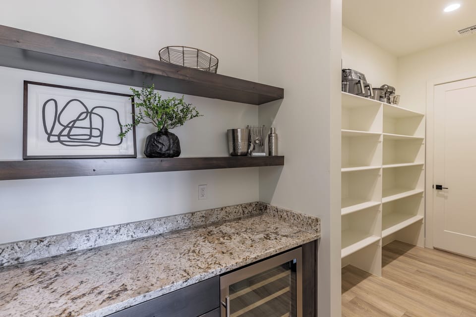 Kitchen Pantry - Large pantry give you plenty of room to work with.