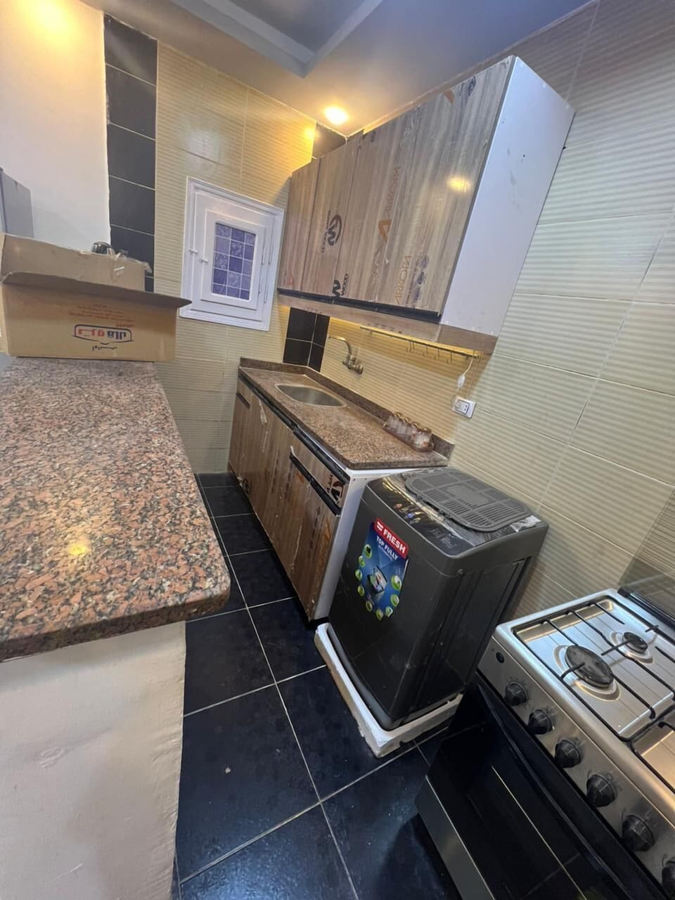 Comfort Apartment, Balcony, City View | Private kitchen