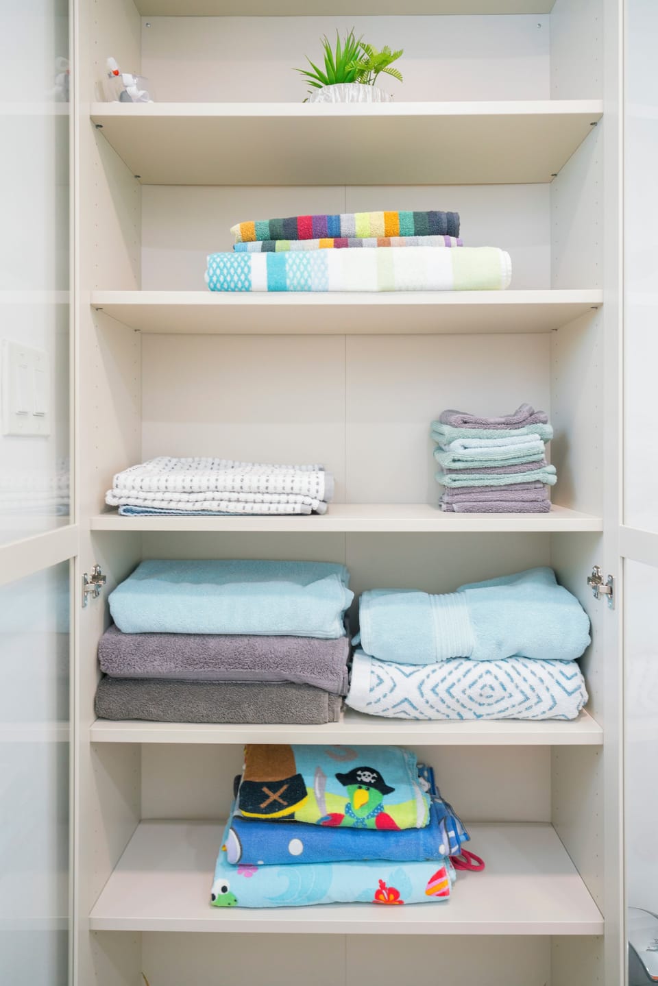 Towels for the family.