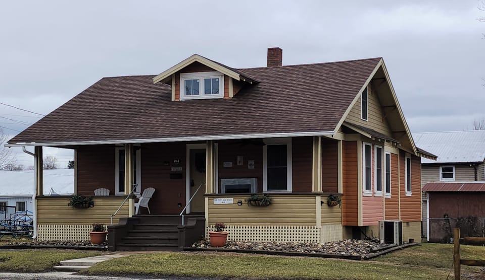 This is the Cottage House.  Large Front Porch to relax