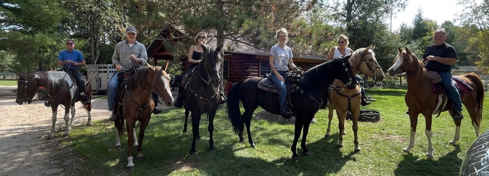Horses

Bring your horses to the Ranch!  All horses require a negative coggins.  Access the trials right from the Ranch and ride as long or as little as you wish!  The Ranch has all 6 bar panel fencing.  Water spickets & manure stations throughout for your convenience.   We do have a map of the area and will explain it to you upon your arrival and as many times as needed! 