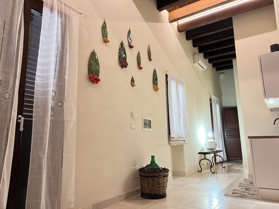 Standard Apartment, 1 Double Bed with Sofa bed, Kitchenette, Partial Sea View | Living area | TV