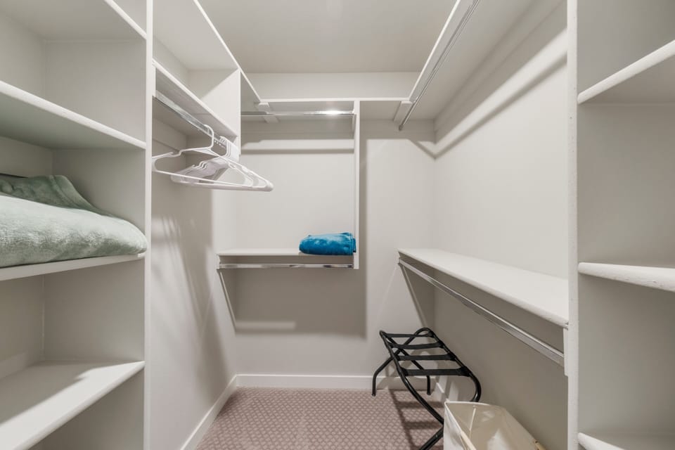 Primary closet