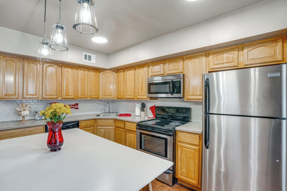 Kitchen | 1st Floor | Keurig Coffee Maker | Blender | Air Fryer | Cooking Basics