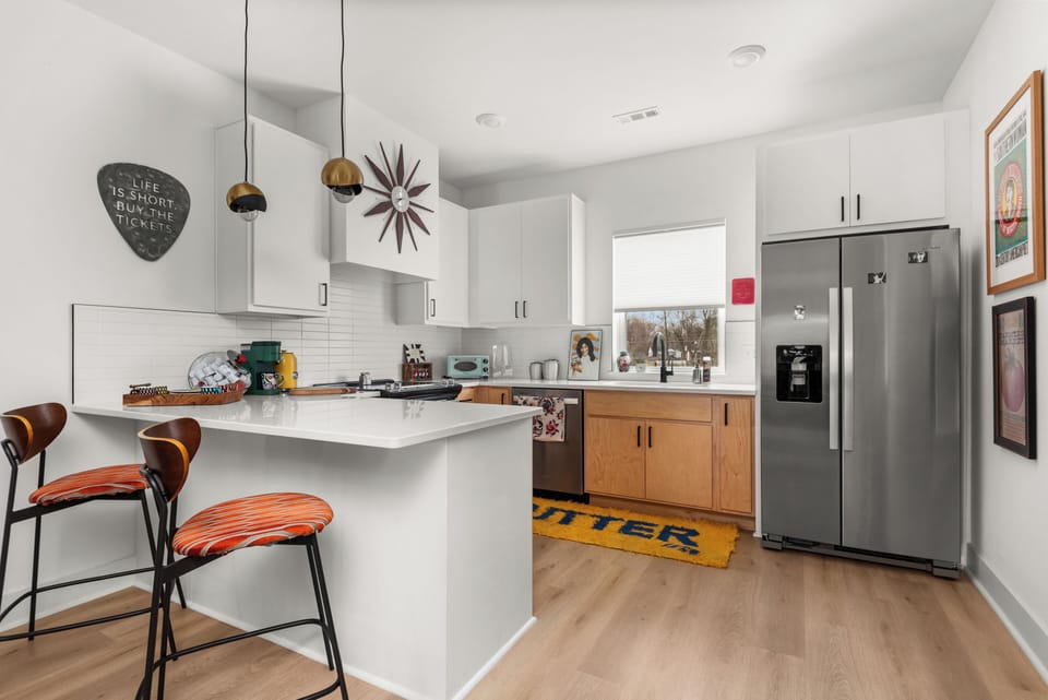 Enjoy a fully stocked kitchen