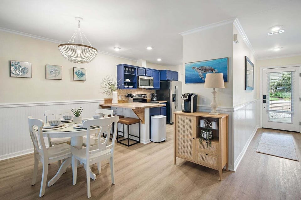 Dining and kitchen