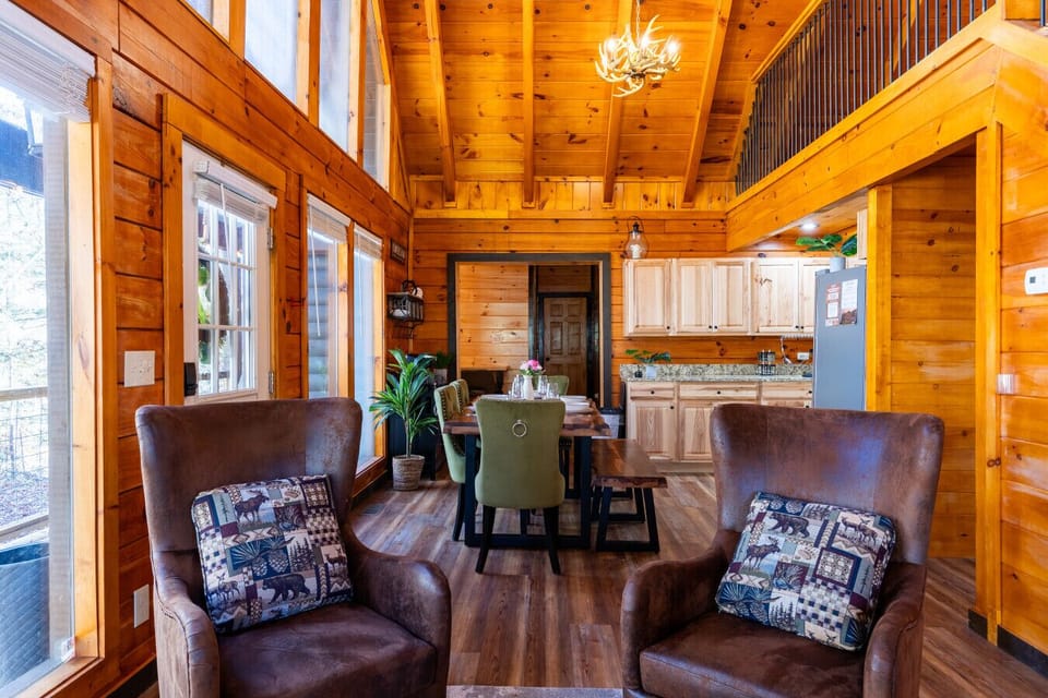 The ultimate spot to unwind and soak in cabin vibes.