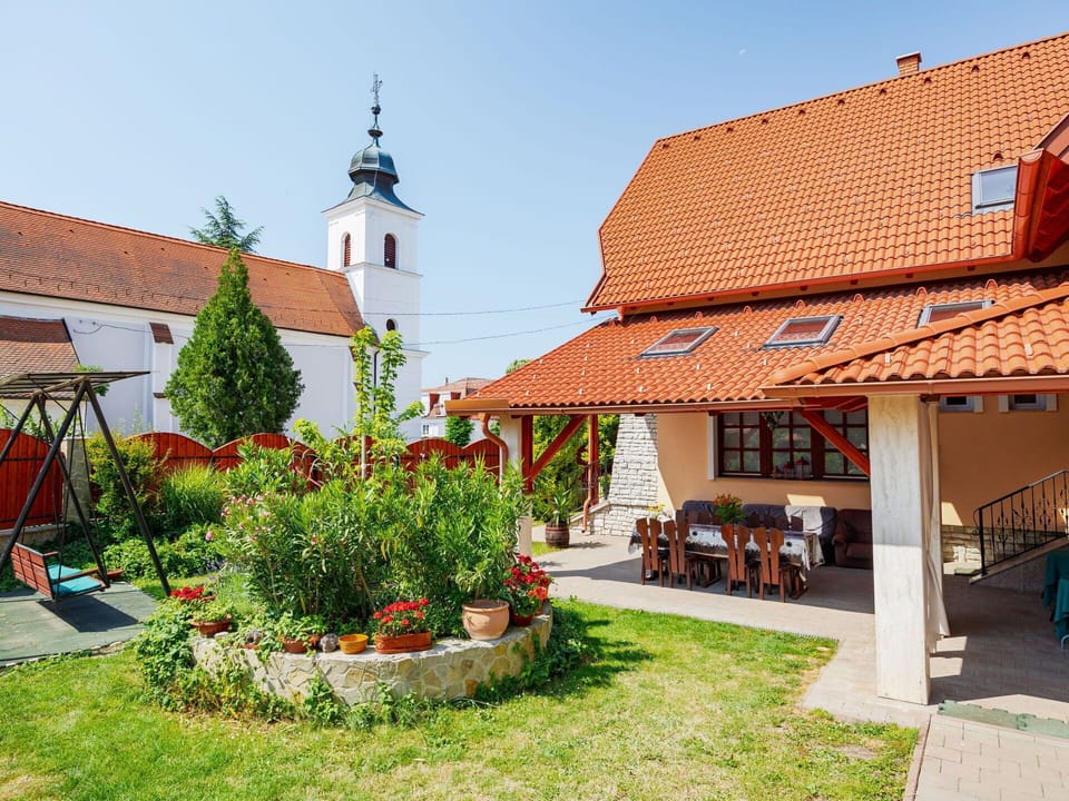 House, Roof, Home, Cottage, Flowerpot, Houseplant, Shade, Outdoor Table, Outdoor Furniture, Yard