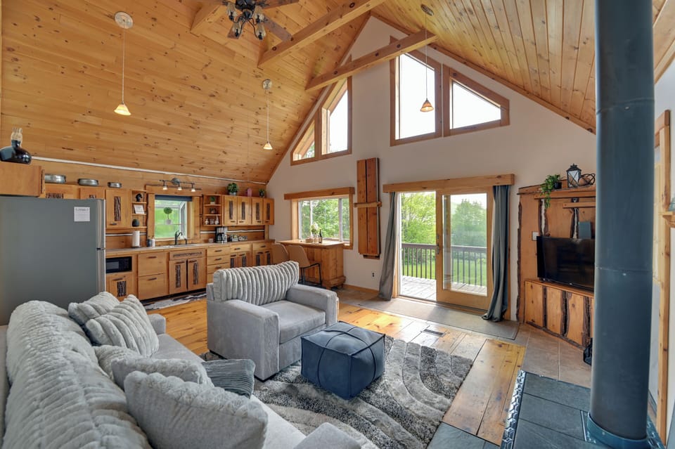 Living Room | Free WiFi | Smart TV | Wood-Burning Stove | 1st Floor