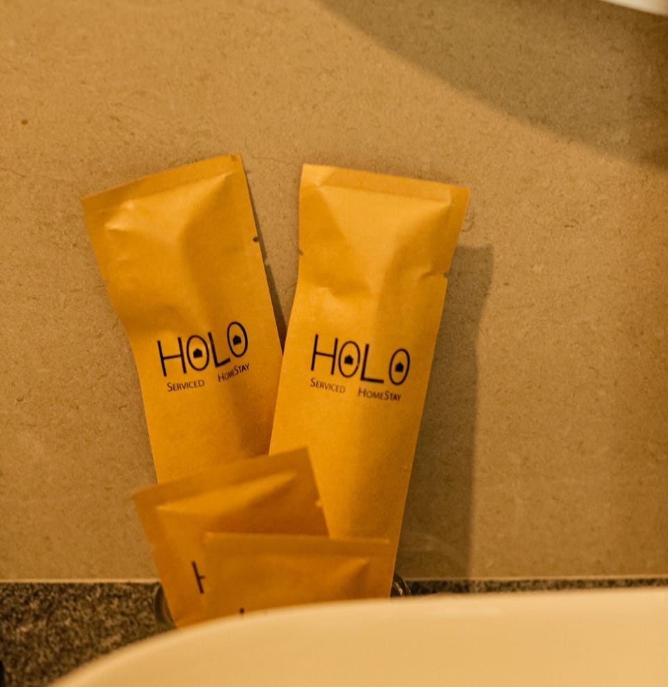 Shower, rainfall showerhead, hair dryer, slippers