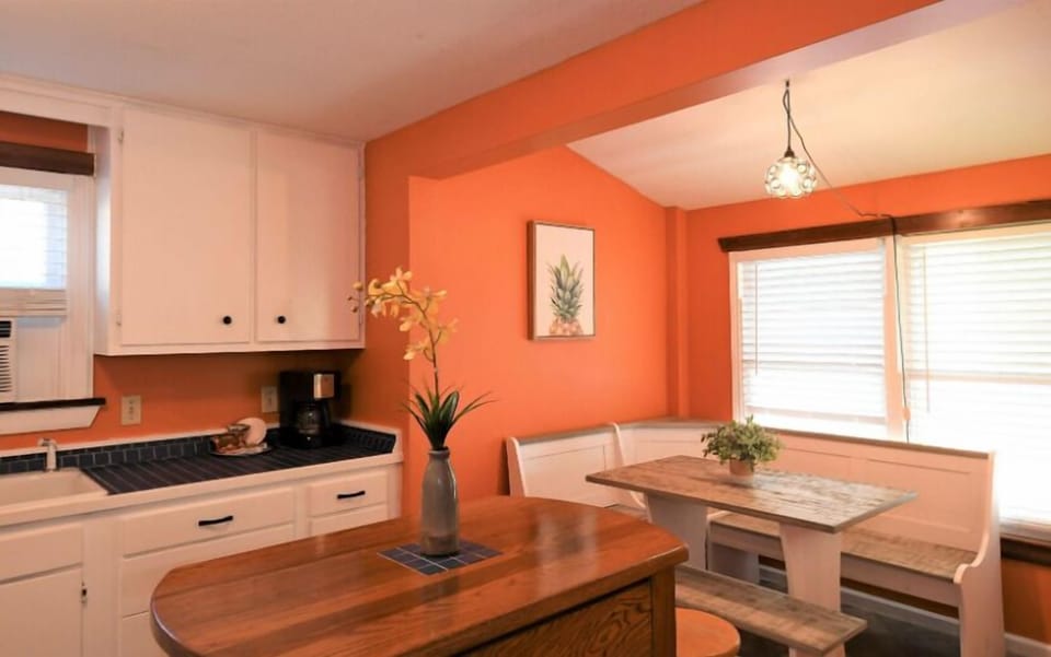 Cute kitchen and dining area on second floor