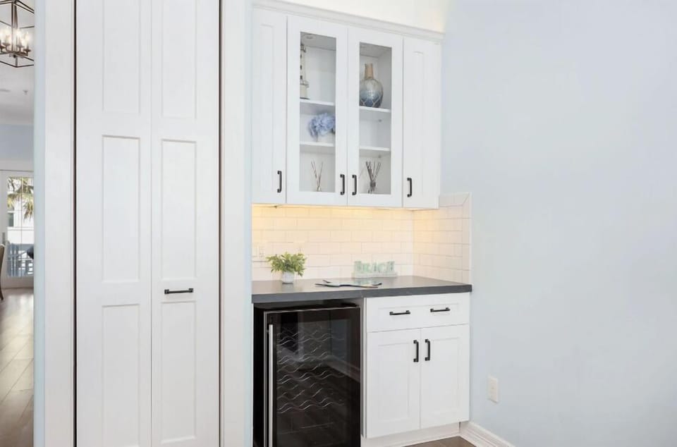 Bar area and wine cooler.   Enjoy!