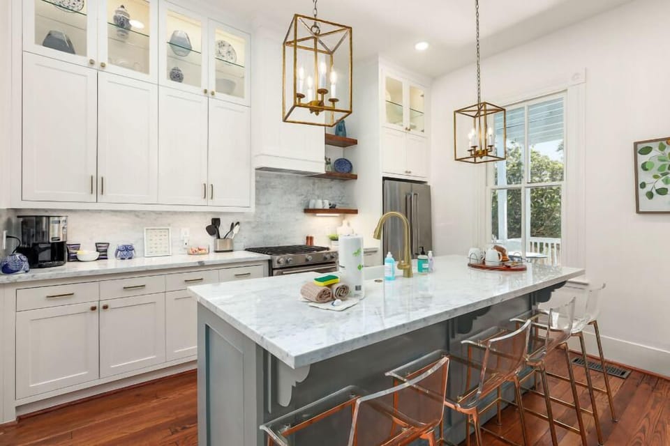Modern kitchen with new appliances
