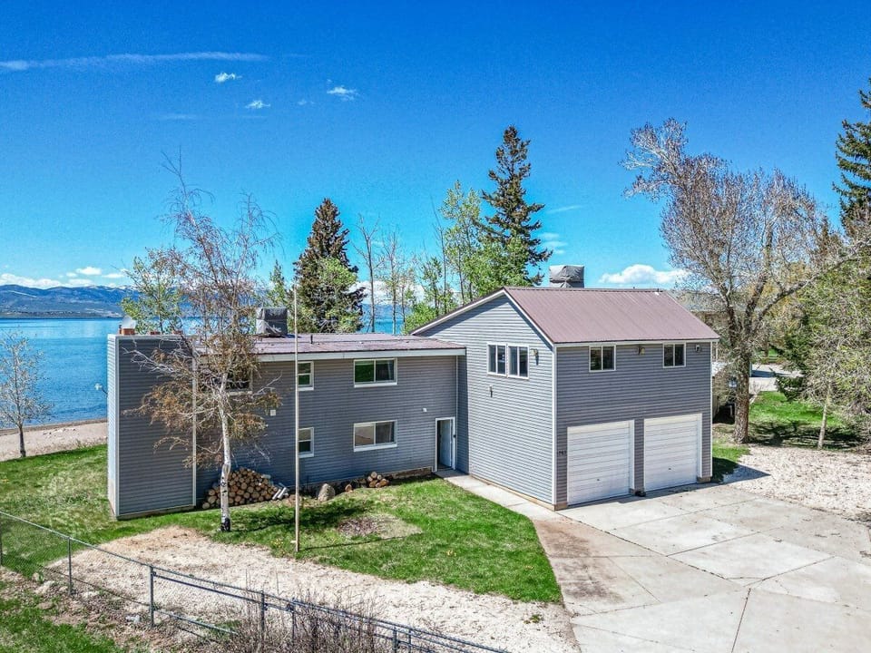 Who needs a pool when you have Bear Lake in your backyard? Enjoy private access to this stunning lake from our vacation rental.