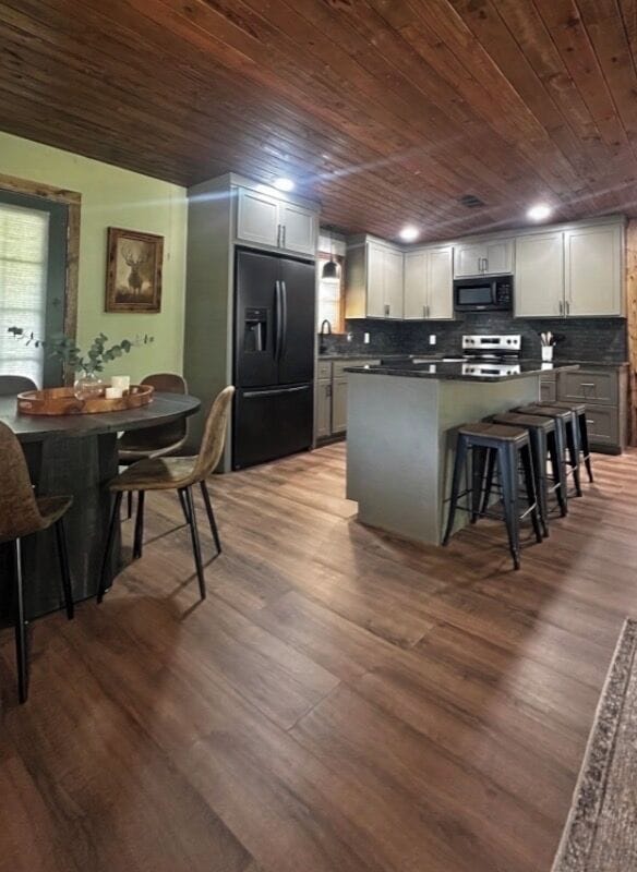 Open floor plan makes this quaint home feel spacious