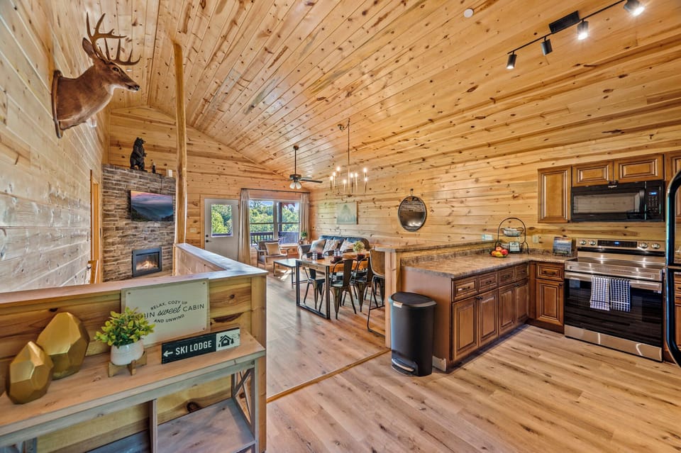 Upstairs open floor plan