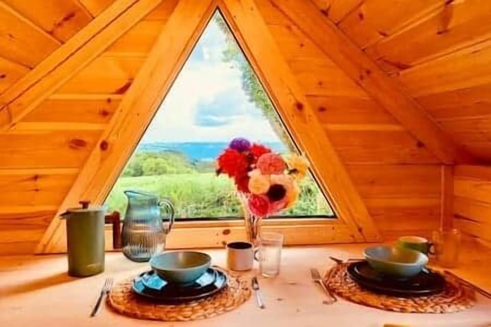 Enjoy breakfast with views of Exmoor