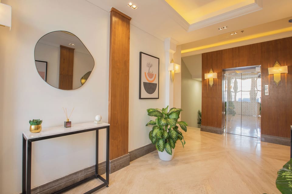 Interior entrance