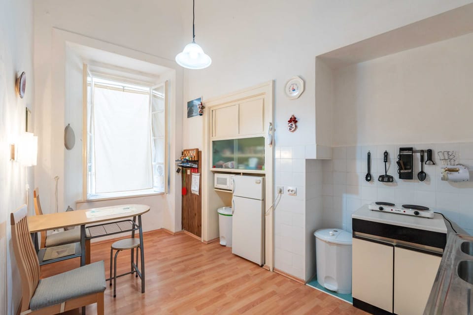 Apartment (One-Bedroom Apartment) | Private kitchen | Fridge