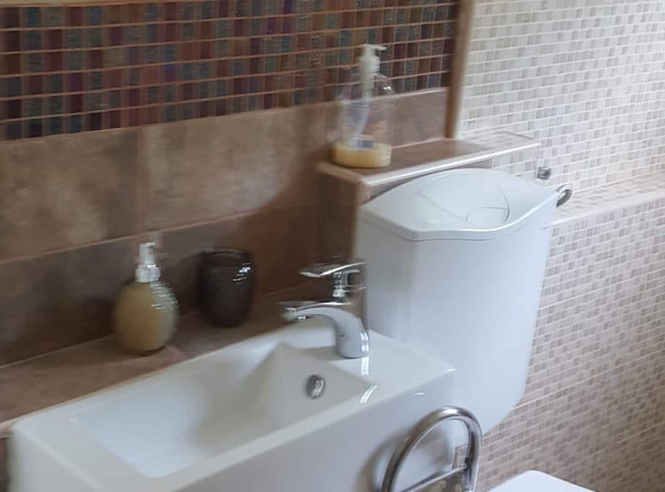 Twin Room (Double or Twin Room with External Pri) | Bathroom | Shower, towels