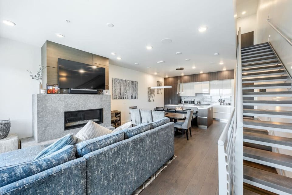 Living room and Kitchen on the main floor