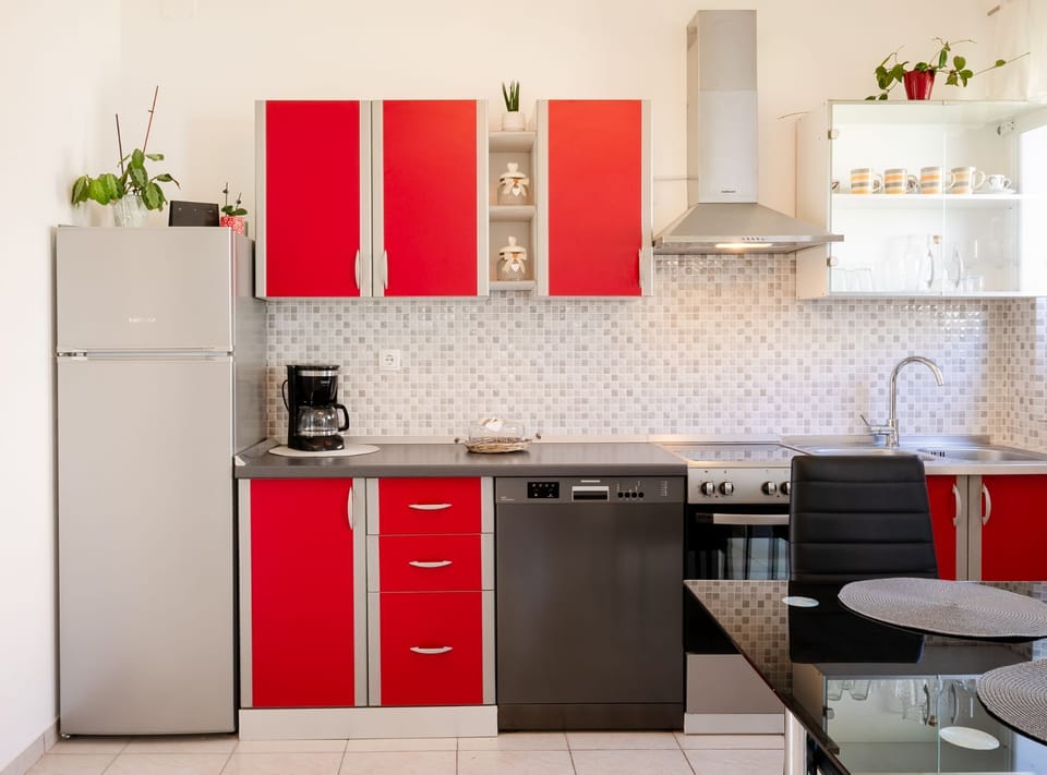Apartment (Two Bedroom Apartment with Terrace an) | Private kitchen | Fridge