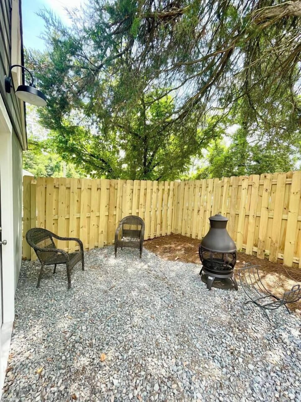 Fully fence, private patio