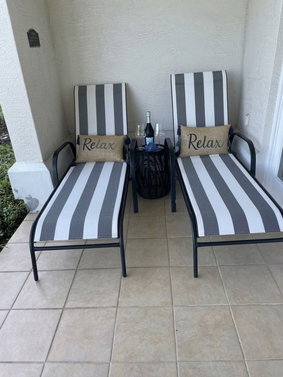 Lounge outdoors and soak up the air