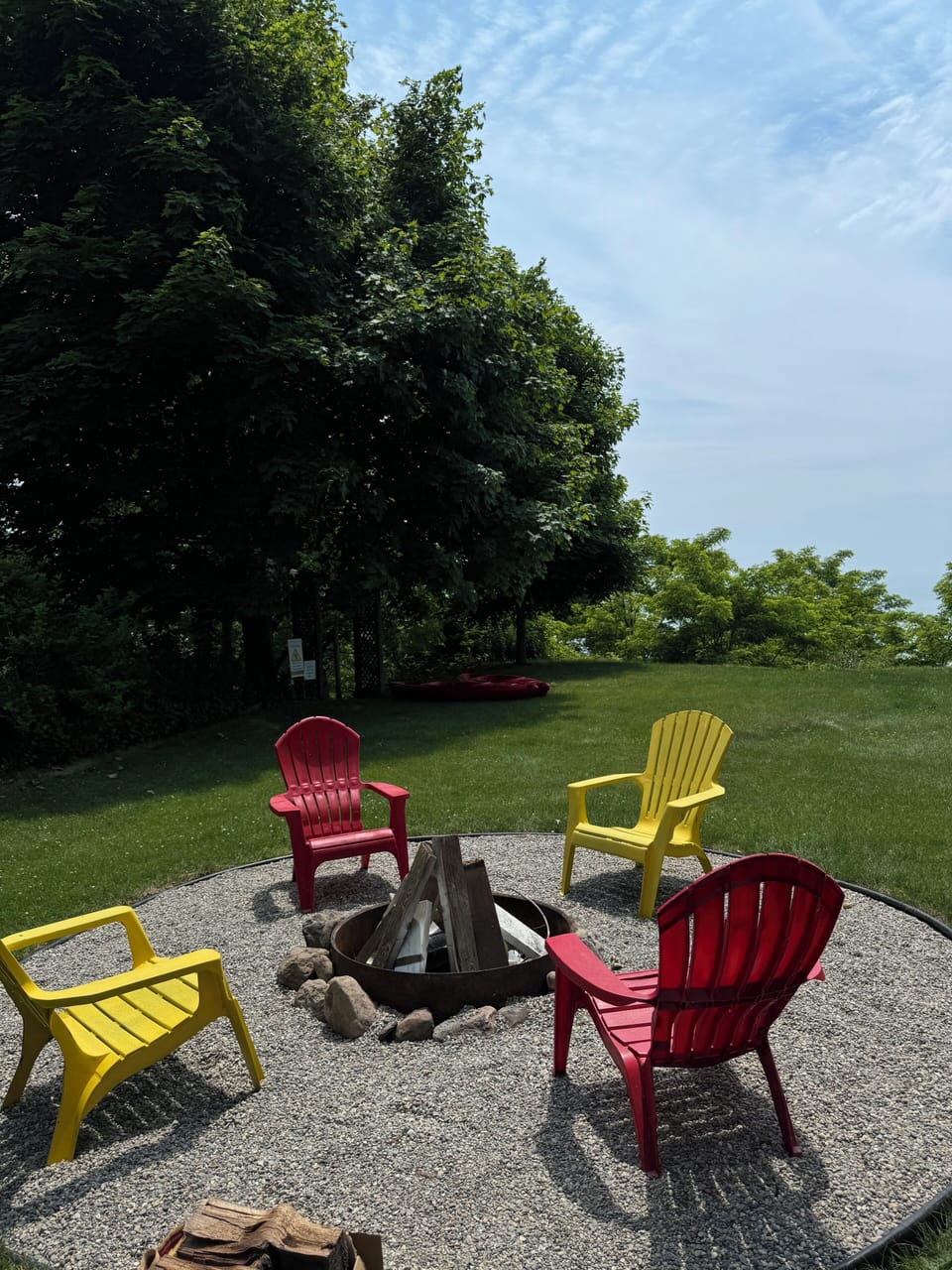Shared fire pit 